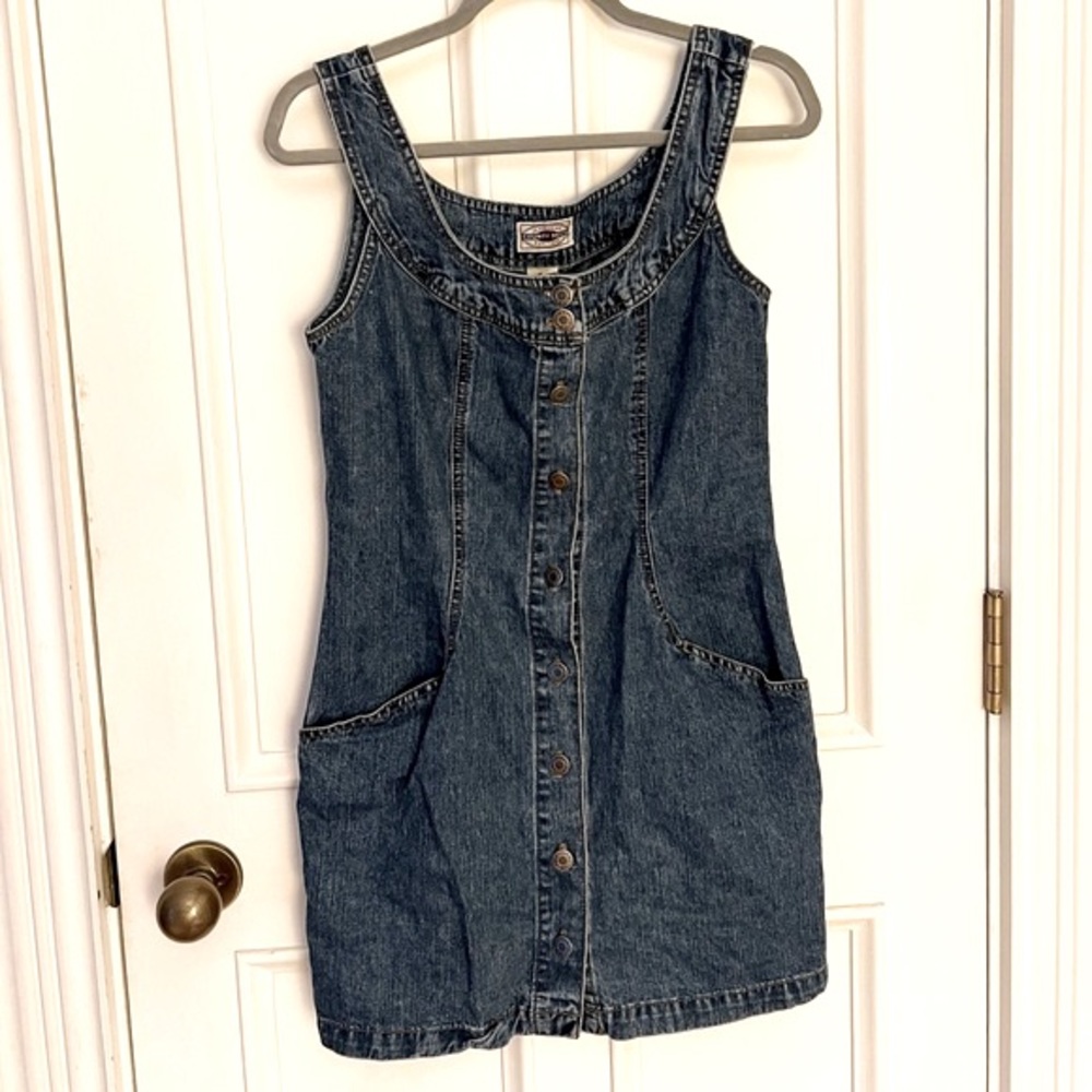 Vintage jean dress 👗 👖
